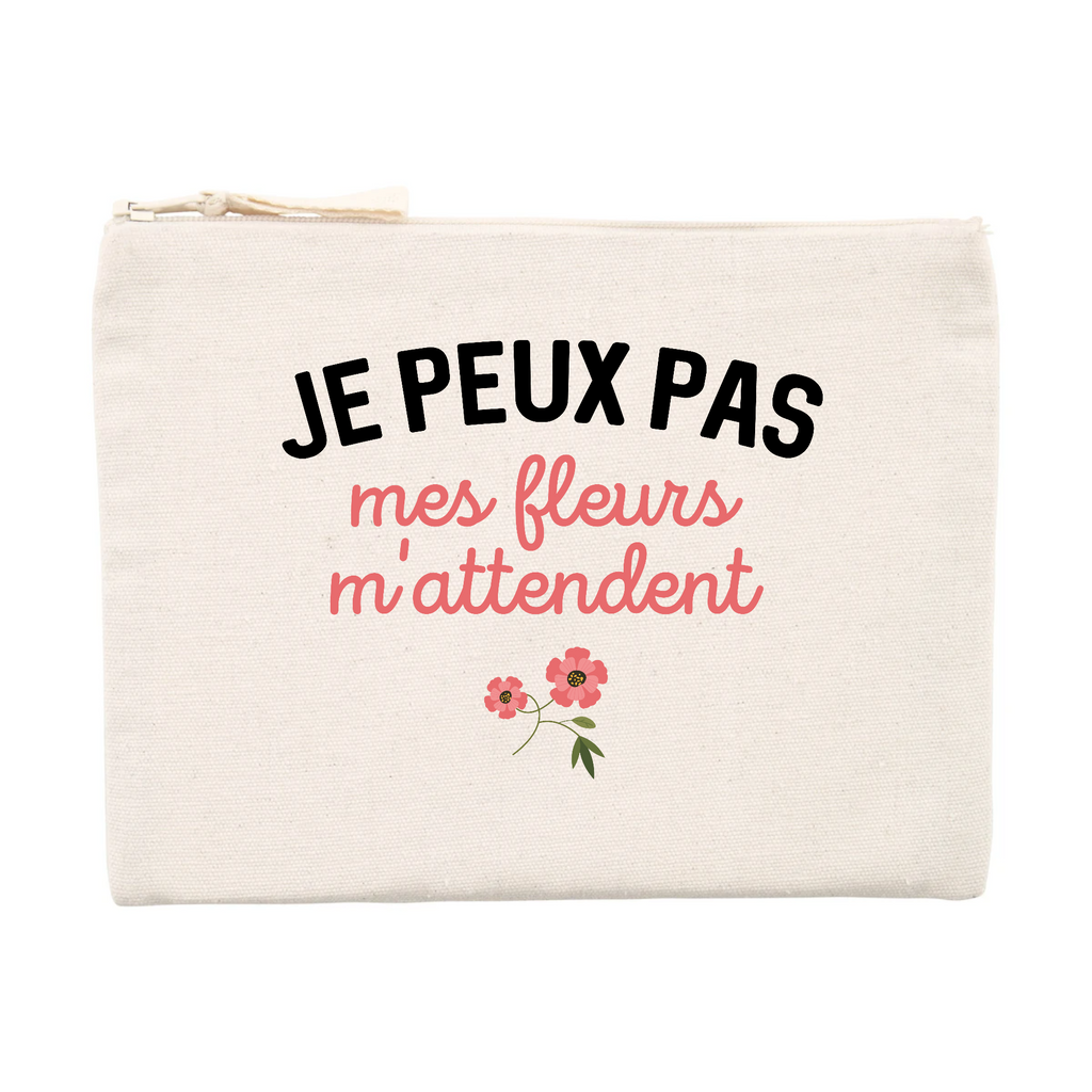 Je peux pas mes fleurs m'attendent - Unique Beige