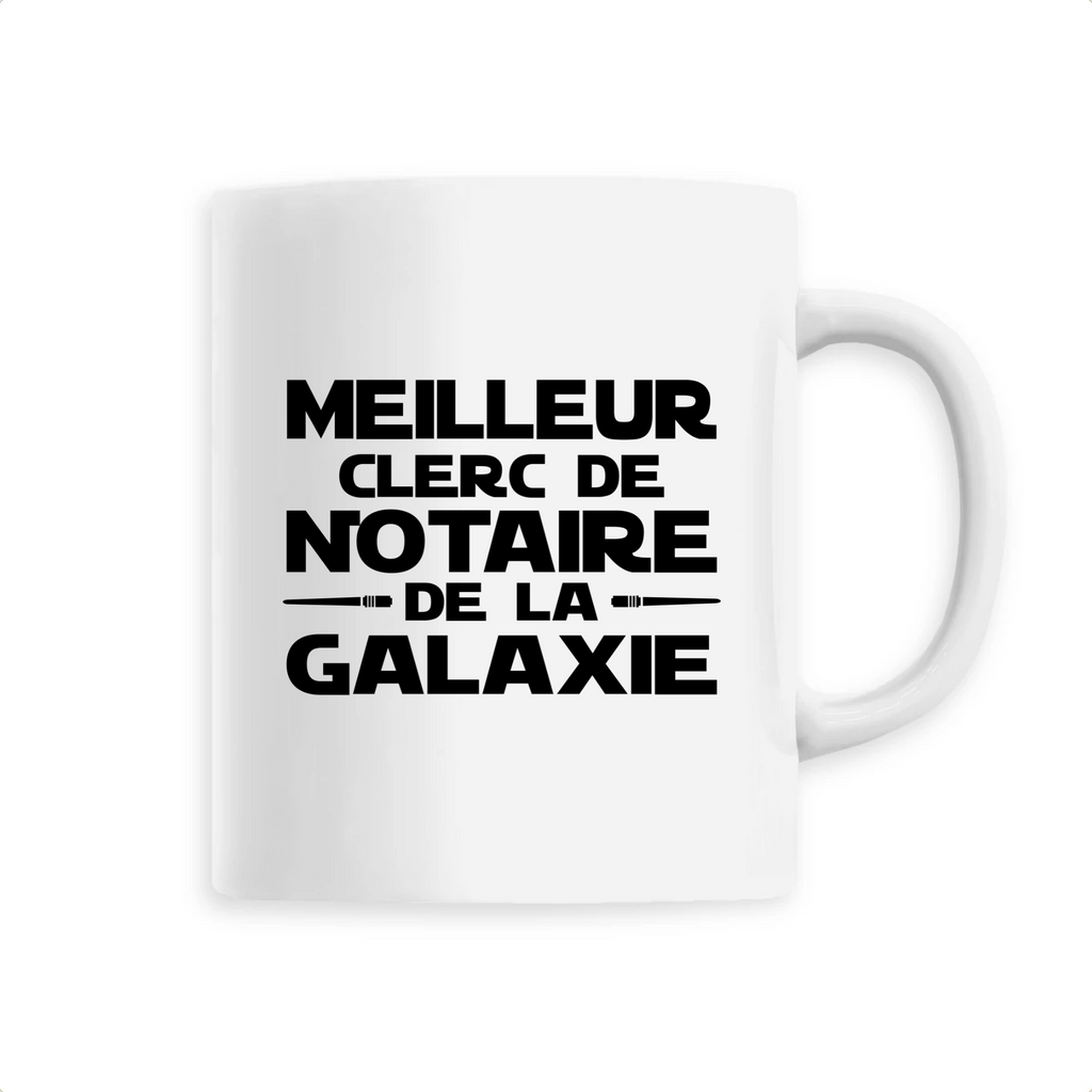 Meilleur clerc de Notaire de la galaxie - Unique Blanc