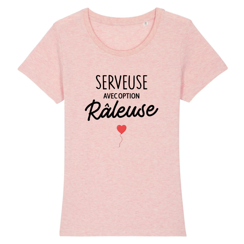 Serveuse avec option râleuse - Rose