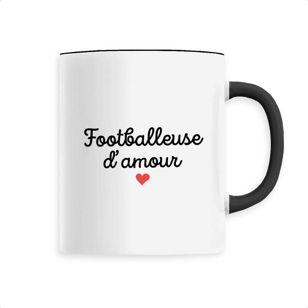 Footballeuse d'amour - Noir