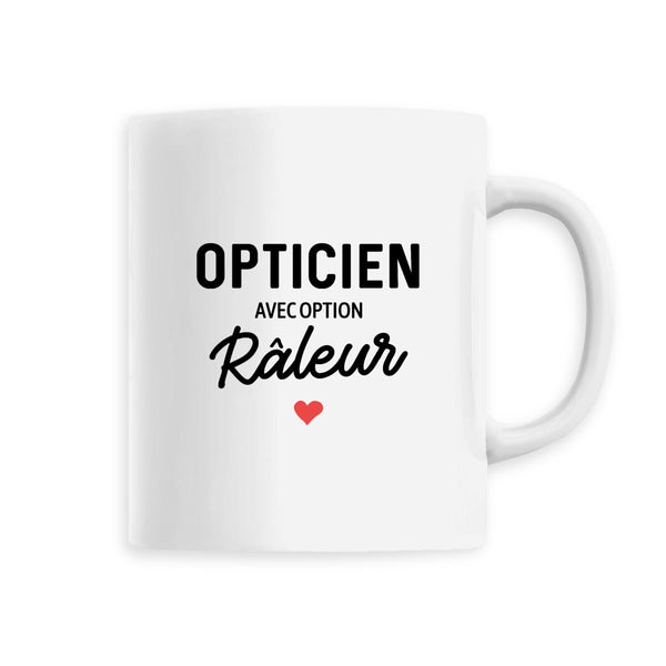 Opticien avec option râleur - Blanc